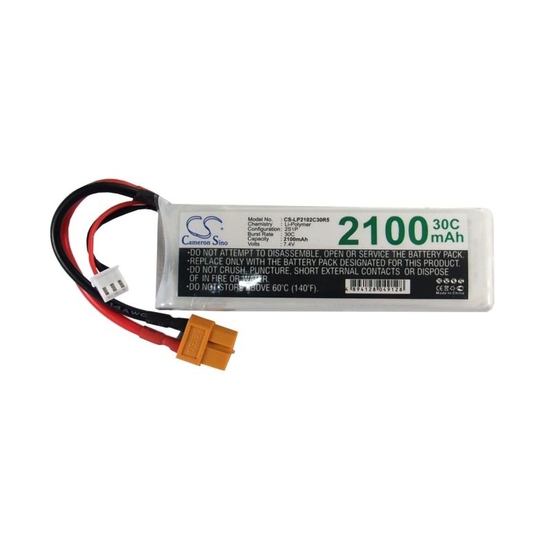 Li-Polymer Battery fits Cameron Sino, Cs-lp2102c30r5 7.4V, 2100mAh RC Cameron Sino Technology Limited