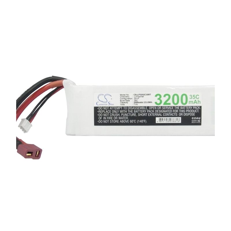 Li-Polymer Battery fits Cameron Sino, Cs-lp3202c35rt 7.4V, 3200mAh RC Cameron Sino Technology Limited