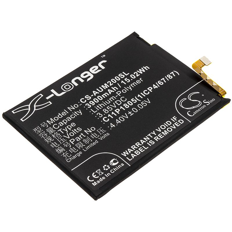 Li-Polymer Battery fits Asus, zb633kl, zenfone max m2, zenfone max m2 dual sim 3.85V, 3900mAh Mobile & SmartPhone Cameron Sino Technology Limited