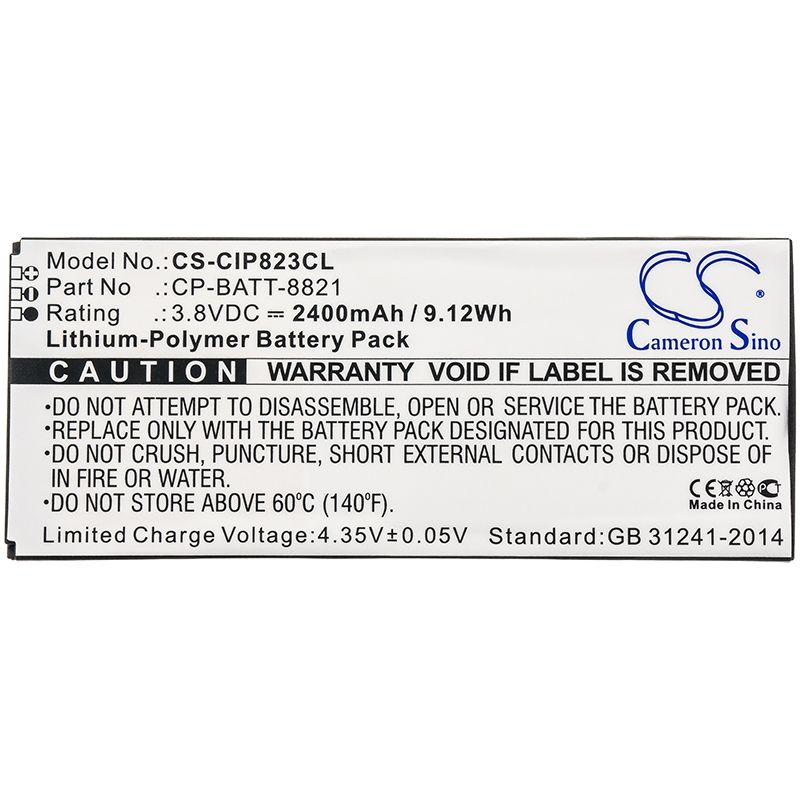 Li-polymer Battery Fits Cisco, 8821, Cp-8821-ex-k9-bun, Cp-8821-k9-bun 3.8v, 2400mah Cordless Phone Cameron Sino Technology Limited