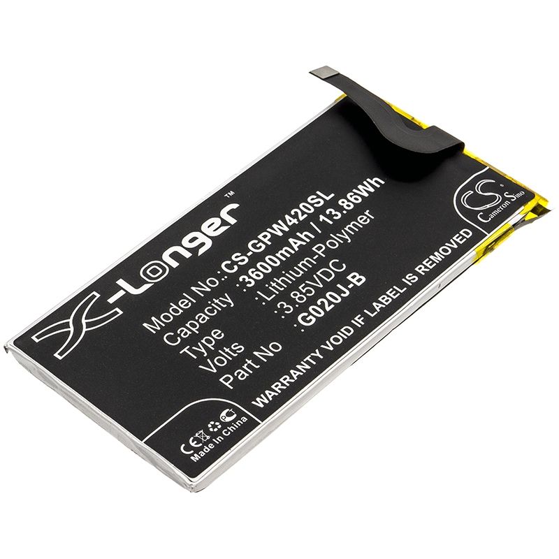 Li-polymer Battery Fits Google, G020p, Pixel 4 Xl 3.85v, 3600mah Mobile & SmartPhone Cameron Sino Technology Limited