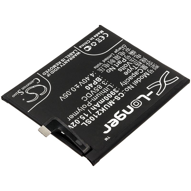 Li-Polymer Battery fits Redmi, k20 pro, m1903f11a, m1903f11c 3.85V, 3900mAh Mobile & SmartPhone Cameron Sino Technology Limited