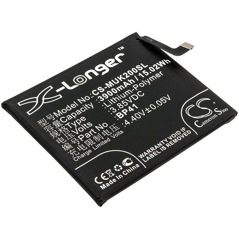 Li-Polymer Battery fits Redmi, k20, m1903f10a, m1903f10c 3.85V, 3900mAh Mobile & SmartPhone Cameron Sino Technology Limited