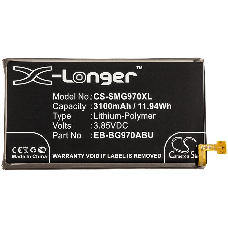 Li-Polymer Battery fits Samsung, galaxy s10e, sm-g9708/ds, sm-g970f/ds 3.85V, 3100mAh Mobile & SmartPhone Cameron Sino Technology Limited