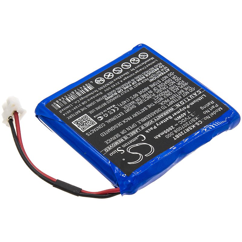 Li-Polymer Battery fits Ksenia, Duo Wireless Repeater, Radius Indoor Siren 3.7V, 2000mAh Alarm System Cameron Sino Technology Limited