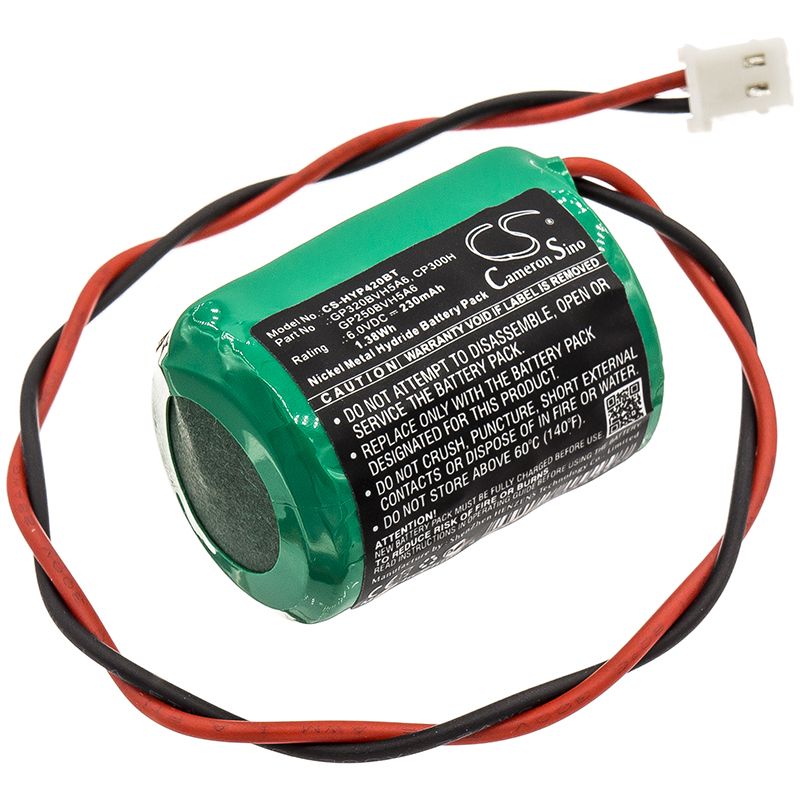 Ni-MH Battery fits Honeywell, 8ep420, Ade Reson8 6.0V, 230mAh Alarm System Cameron Sino Technology Limited