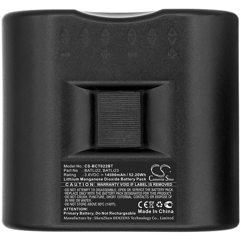 Li-MnO2 Battery fits Daitem, 360. 21 X, 473-16x - Gsm-w?hlger?t 3.6V, 14500mAh Alarm System Cameron Sino Technology Limited