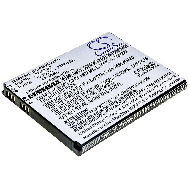 Li-ion Battery fits Point Mobile, Pm80 3.7V, 2800mAh Business Cameron Sino Technology Limited