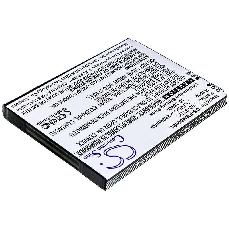 Li-ion Battery fits Point Mobile, Pm80 3.7V, 2800mAh Business Cameron Sino Technology Limited