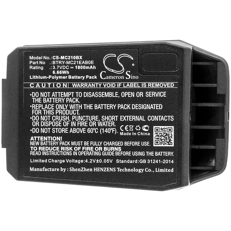 Li-Polymer Battery fits Motorola, Mc21, Mc2100 3.7V, 1800mAh Barcode Scanner Cameron Sino Technology Limited