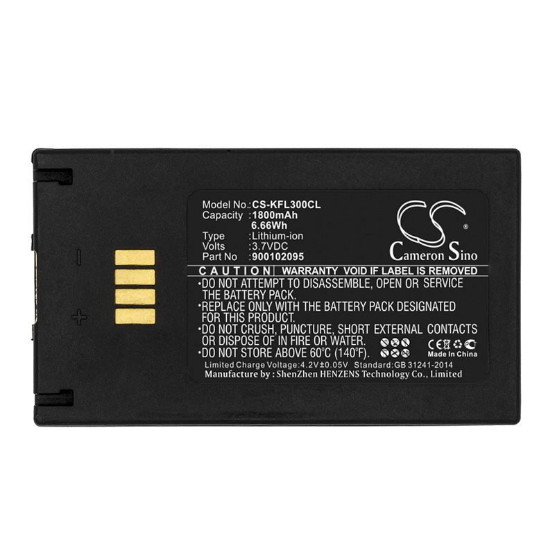 Li-ion Battery fits Konftel, 300m, 300w 3.7V, 1800mAh Communication & Conferencing Cameron Sino Technology Limited