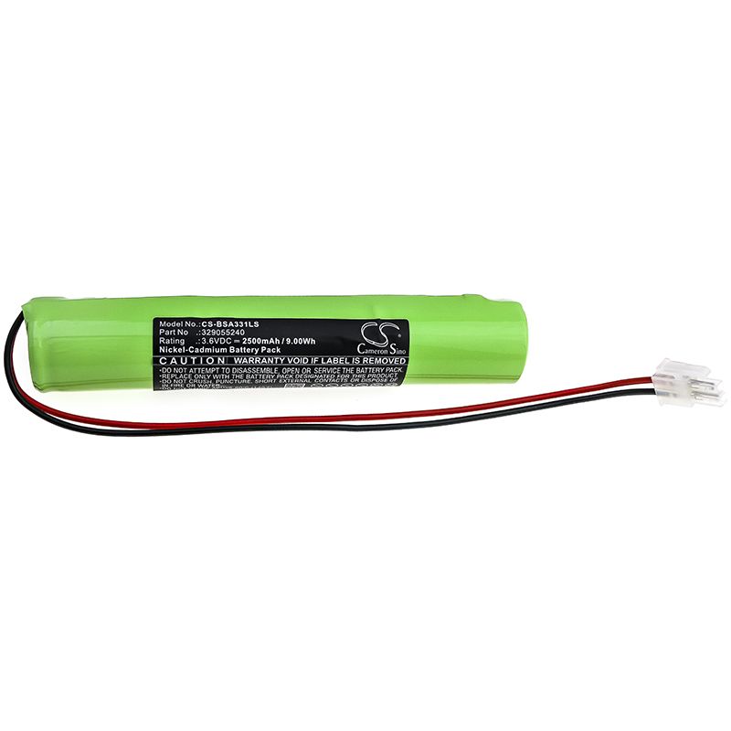 Ni-CD Battery fits Baes, Ova Td210331 3.6V, 2500mAh Emergency Lighting Cameron Sino Technology Limited