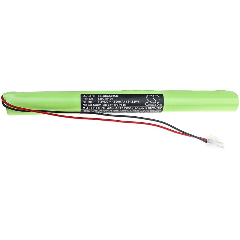 Ni-CD Battery fits Baes, Fluo Evac, Ova Td310632 7.2V, 1600mAh Emergency Lighting Cameron Sino Technology Limited