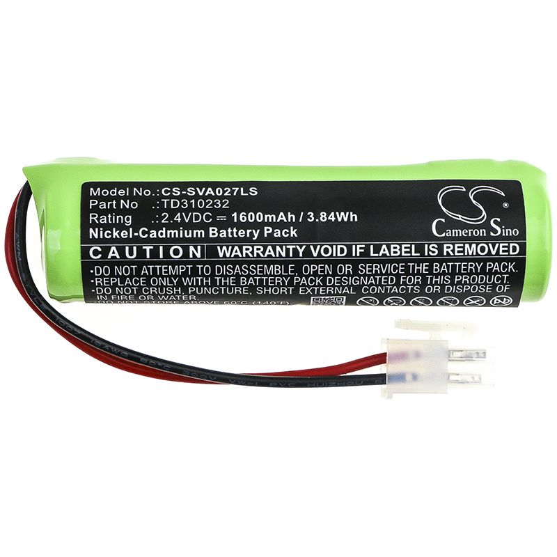 Ni-CD Battery fits Schneider, Luxa, Ova Luxa 2.4V, 1600mAh Emergency Lighting Cameron Sino Technology Limited