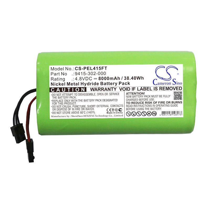Ni-MH Battery fits Peli, 9415, 9415 Led Lantern 4.8V, 8000mAh Flashlight Cameron Sino Technology Limited