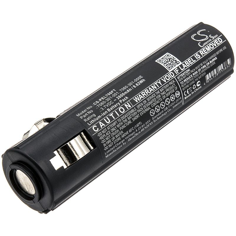 Li-ion Battery fits Peli, 7060, 7069 3.7V, 2600mAh Flashlight Cameron Sino Technology Limited