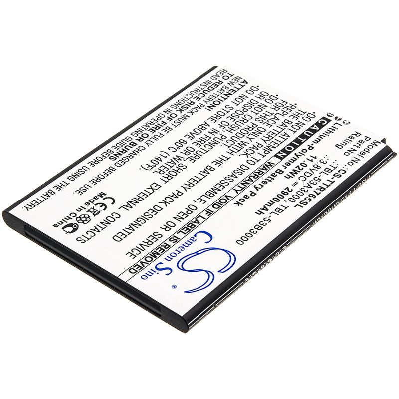 Li-Polymer Battery fits Tp-link, M7650 3.8V, 2900mAh Hotspot Cameron Sino Technology Limited