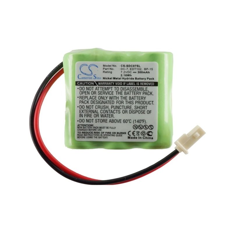 Ni-mh Battery Fits Dogtra, Transmitter 1100nc, Transmitter 1200, Transmitter 1200nc 7.2v, 300mah Dog Collar Cameron Sino Technology Limited