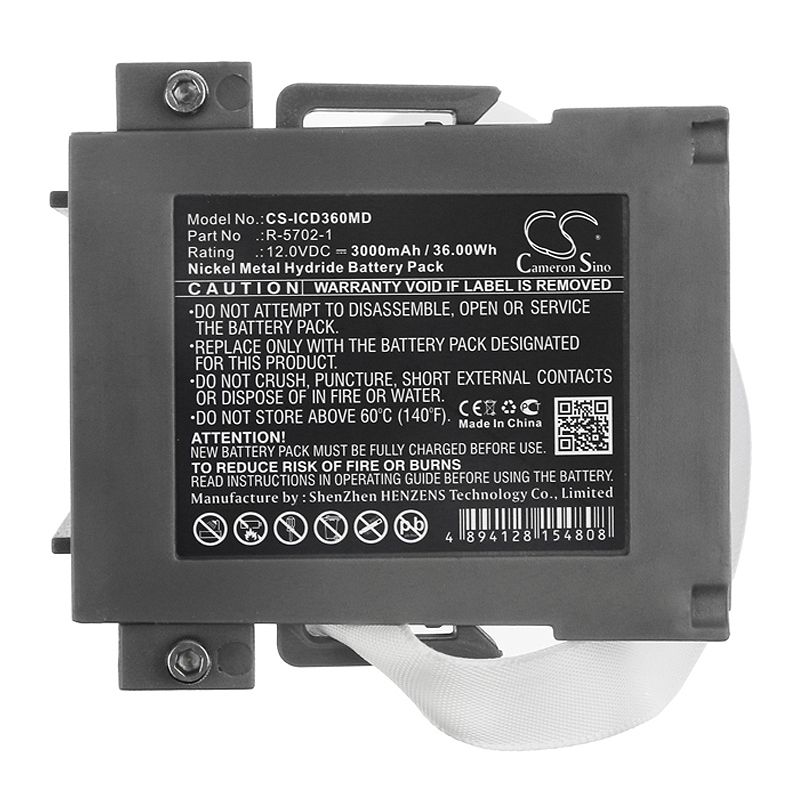 Ni-MH Battery fits Innomed, Ca360b, Ca360-b 12.0V, 3000mAh Medical Cameron Sino Technology Limited