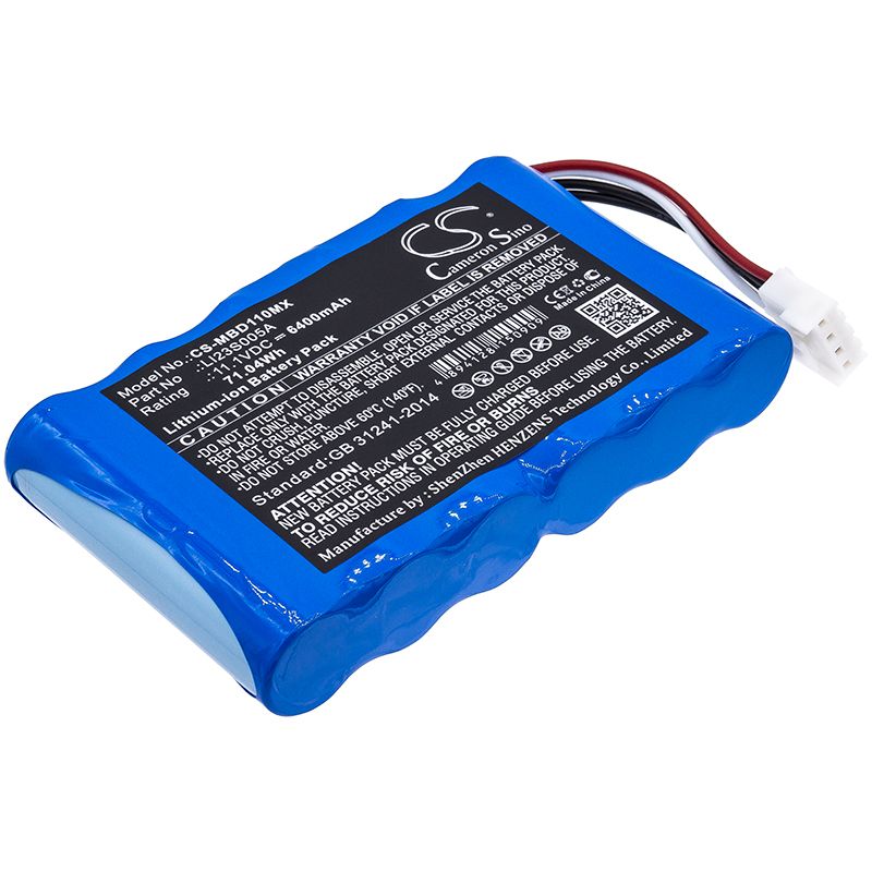 Li-ion Battery fits Mindray, Umec10 11.1V, 6400mAh Medical Cameron Sino Technology Limited