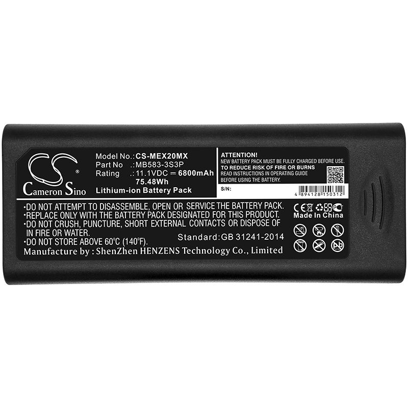 Li-ion Battery fits Mindray, Accutorr 3, Accutorr 7 11.1V, 6800mAh Medical Cameron Sino Technology Limited