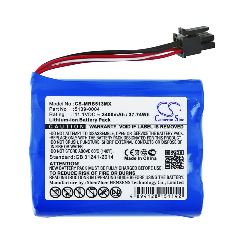 Li-ion Battery fits Masimo, Masimo Sedline 11.1V, 3400mAh Industrial Cameron Sino Technology Limited (Suspended)
