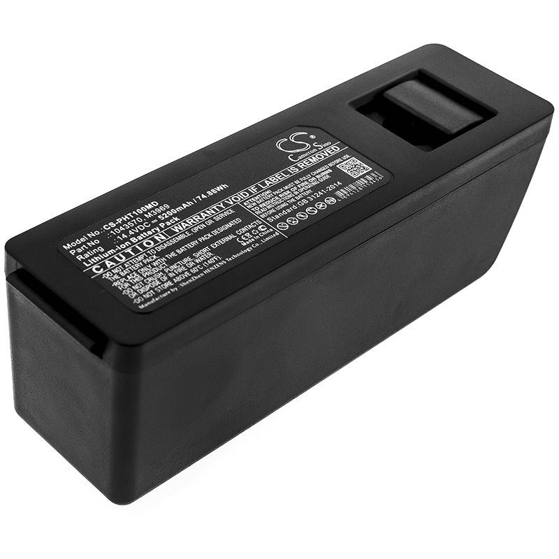 Li-ion Battery fits Philips, Respironics T70 Cough Assist, Respironics Trilogy 14.4V, 5200mAh Medical Cameron Sino Technology Limited