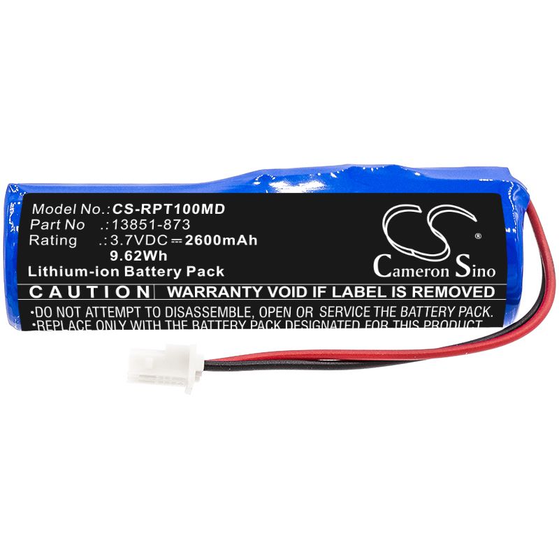Li-ion Battery fits Reichert, Epg-1446, Pt100 Tonometer 3.7V, 2600mAh Medical Cameron Sino Technology Limited