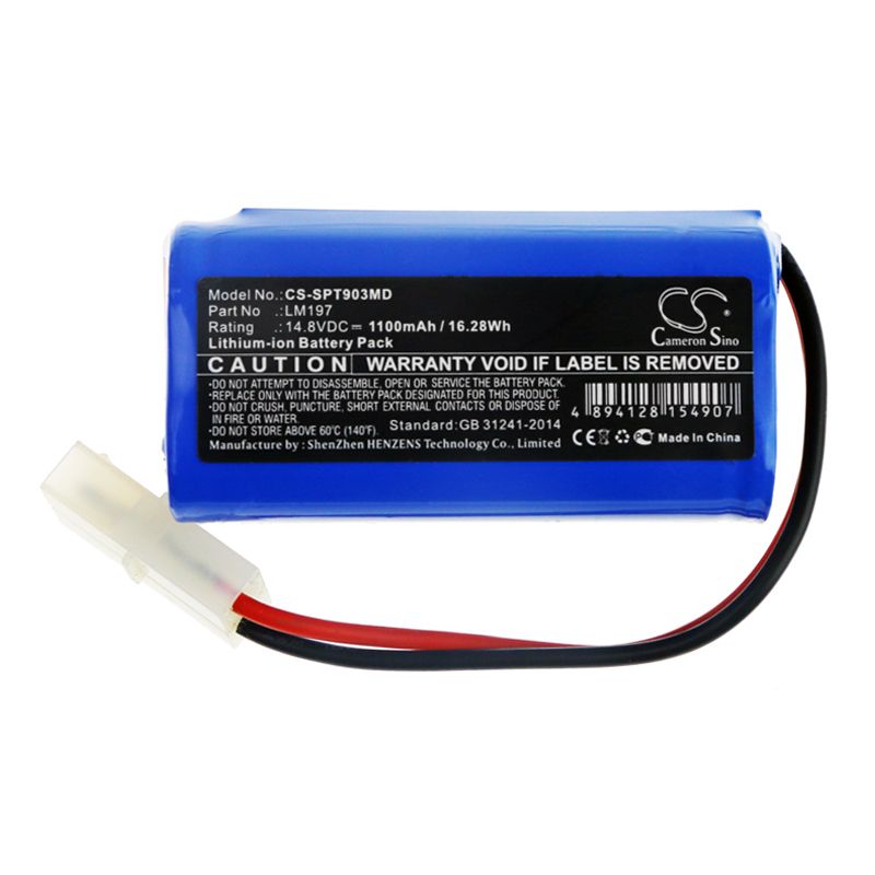 Li-ion Battery fits Spring, Ecg-903a 14.8V, 1100mAh Industrial Cameron Sino Technology Limited (Suspended)