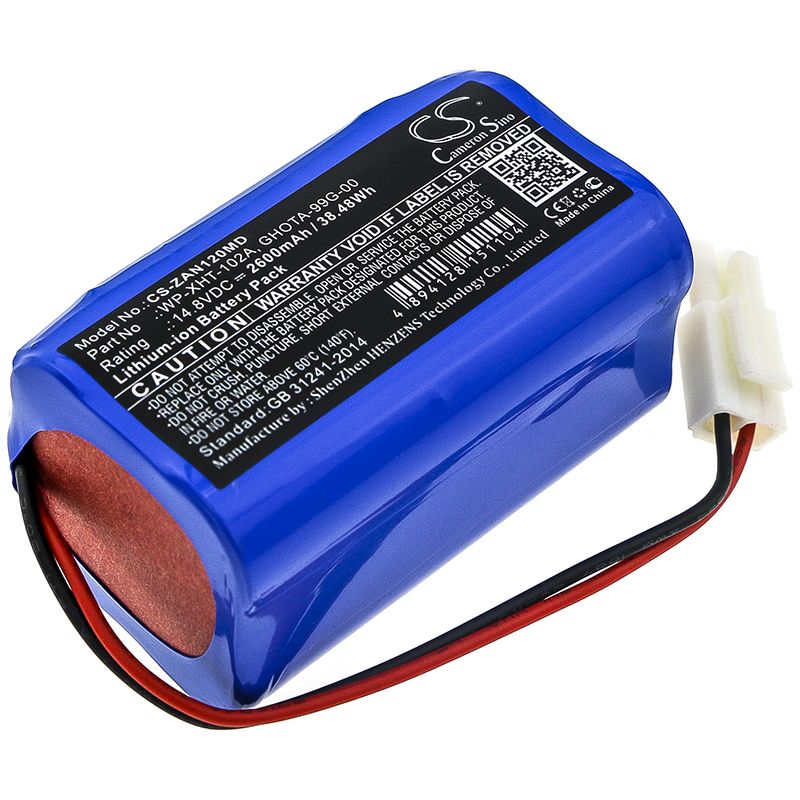 Li-ion Battery fits Zondan, Apollo N1-a, D120d 14.8V, 2600mAh Medical Cameron Sino Technology Limited