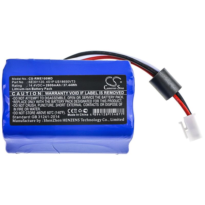 Li-ion Battery fits Resmed, Respirateur Stellar 100, Respirateur Stellar 150 14.4V, 2600mAh Medical Cameron Sino Technology Limited