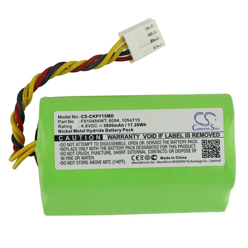 Ni-mh Battery Fits Covidien, Kangaroo Epump, Kangaroo Epump Enteral Feeding Pumps 4.8v, 3600mah Medical Cameron Sino Technology Limited