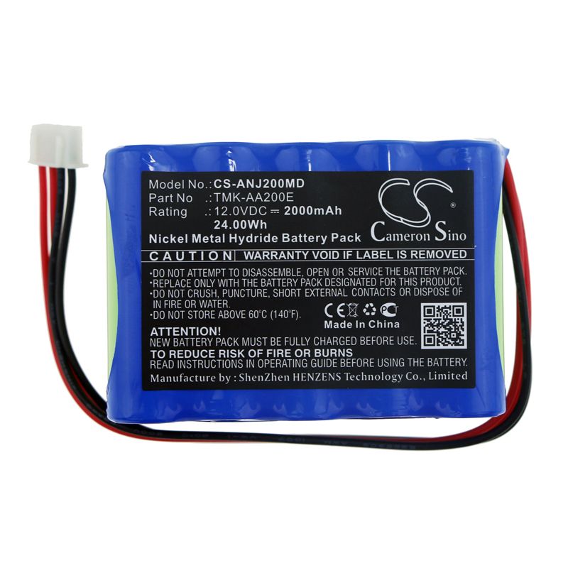 Ni-mh Battery Fits Angel, Aj5808, Aj5808a 12.0v, 2000mah Medical Cameron Sino Technology Limited