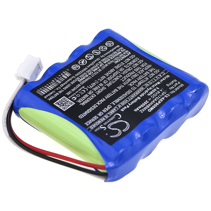 Ni-MH Battery fits American Diagnostic, 9002-5, Adc E-sphyg 2 4.8V, 2000mAh Medical Cameron Sino Technology Limited