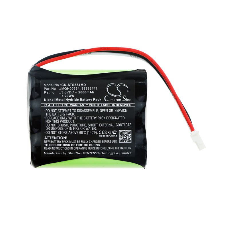 Ni-MH Battery fits Atys, Moniteur Systolique Systoe 3.6V, 2000mAh Medical Cameron Sino Technology Limited