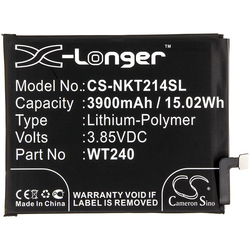 Li-Polymer Battery fits Nokia, 2.3, 2.3 Lte 3.85V, 3900mAh Mobile & SmartPhone Cameron Sino Technology Limited
