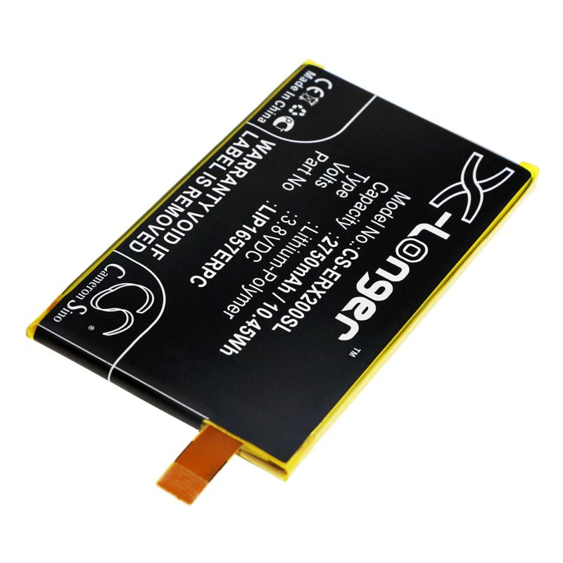 Li-Polymer Battery fits Sony, H8314, H8324 3.8V, 2750mAh Mobile & SmartPhone Cameron Sino Technology Limited