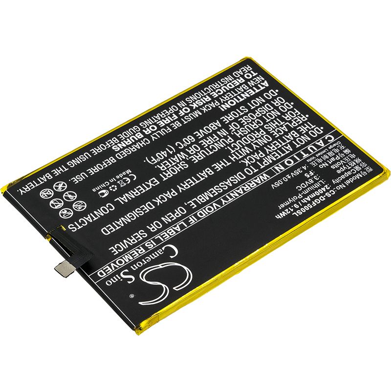 Li-Polymer Battery fits Doogee, F5, Moq: 50pcs 3.8V, 2400mAh Mobile & SmartPhone Cameron Sino Technology Limited