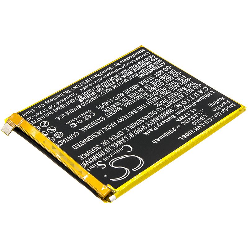 Li-Polymer Battery fits Lenovo, K350t, K5 3.85V, 2900mAh Mobile & SmartPhone Cameron Sino Technology Limited