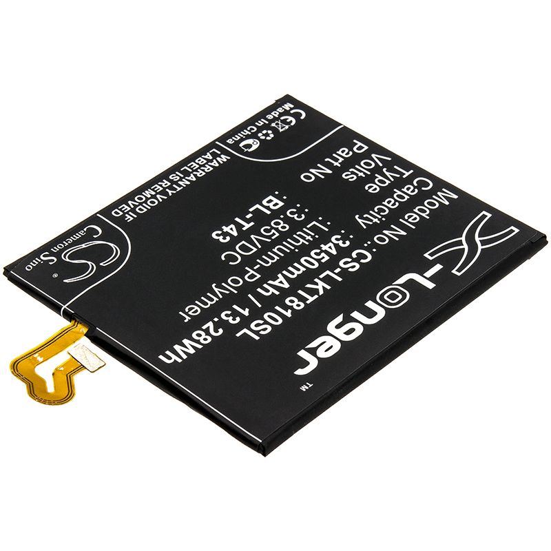 Li-Polymer Battery fits Lg, G810, G8s Thinq 3.85V, 3450mAh Mobile & SmartPhone Cameron Sino Technology Limited