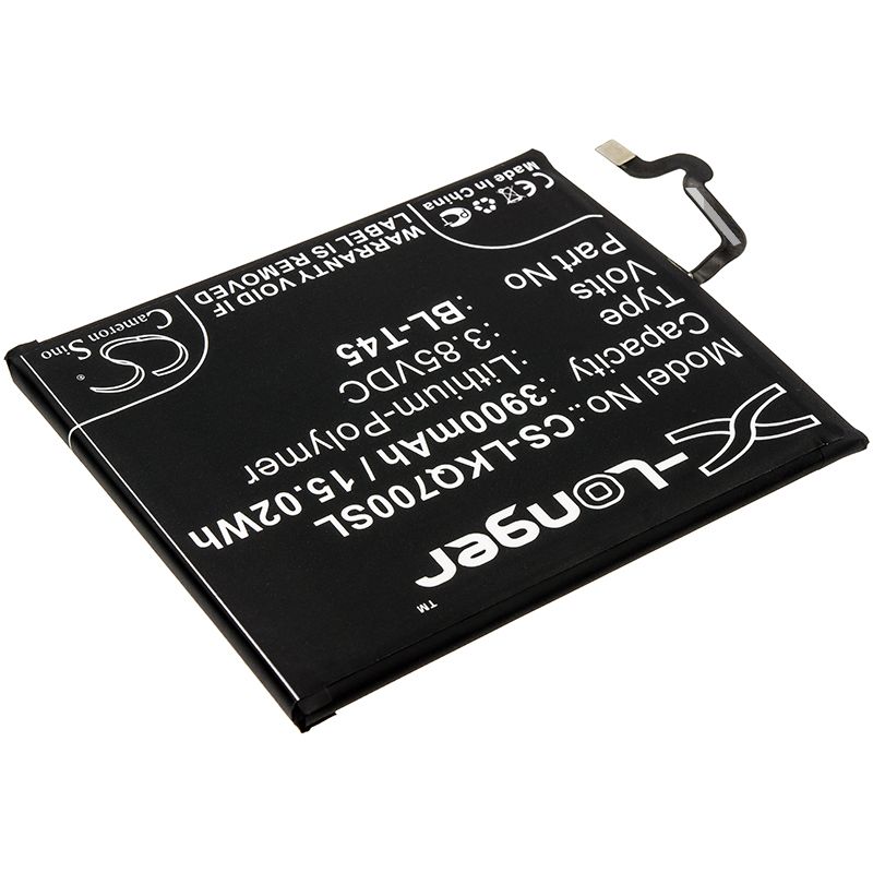 Li-polymer Battery Fits Lg, Lm-q730n, Q70 3.85v, 3900mah Mobile & SmartPhone Cameron Sino Technology Limited