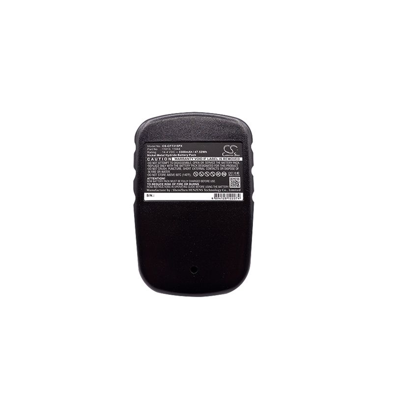 Ni-MH Battery fits Craftsman, 10153, 11129, 11135 14.4V, 3300mAh Power Tools Cameron Sino Technology Limited