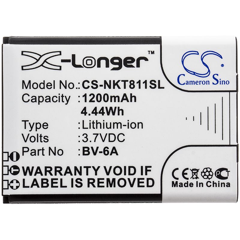 Li-ion Battery fits Nokia, 8110 4g, Ta-1048 3.7V, 1200mAh Mobile & SmartPhone Cameron Sino Technology Limited