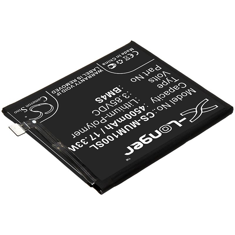 Li-Polymer Battery fits Xiaomi, M2004j7ac, Redmi 10x 3.85V, 4500mAh Mobile & SmartPhone Cameron Sino Technology Limited