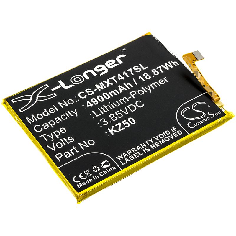 Li-Polymer Battery fits Motorola, Moto G Power, Pah30004 3.85V, 4900mAh Mobile & SmartPhone Cameron Sino Technology Limited