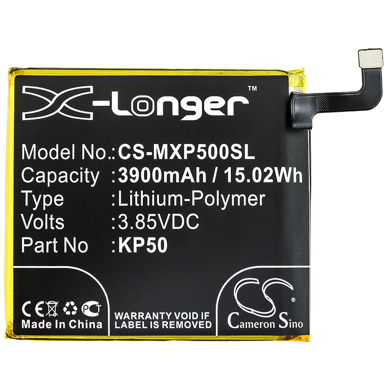 Li-Polymer Battery fits Motorola, Moto One Zoom, Moto One Zoom Global 3.85V, 3900mAh Mobile & SmartPhone Cameron Sino Technology Limited