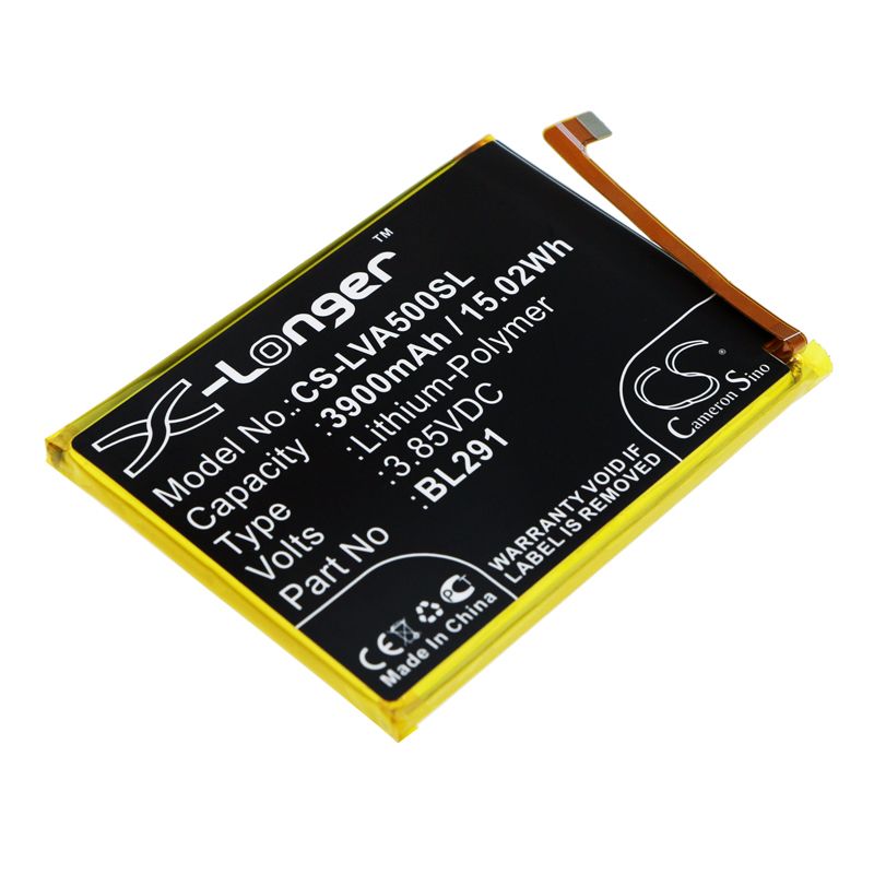Li-Polymer Battery fits Lenovo, A5, L18021 3.85V, 3900mAh Mobile & SmartPhone Cameron Sino Technology Limited