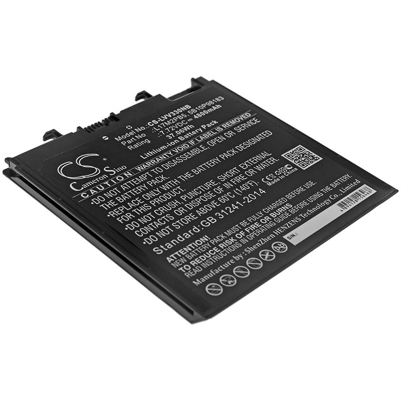 Li-ion Battery fits Lenovo, V330-14, V330-14ikb 7.72V, 4800mAh Notebook & Laptop Cameron Sino Technology Limited