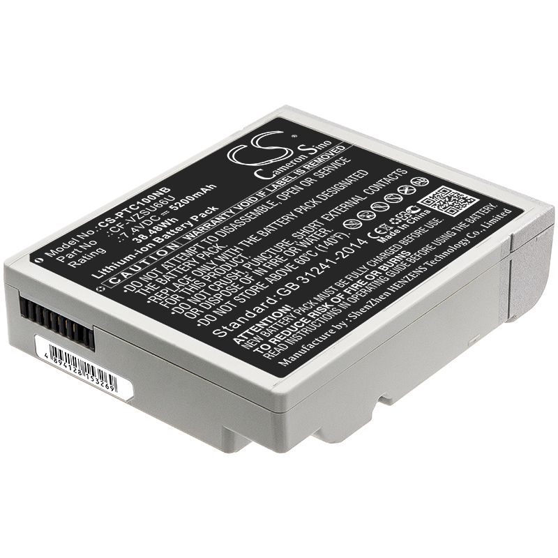 Li-ion Battery fits Panasonic, Cf-c1ad06gde, Cf-c1at01gge 7.4V, 5200mAh Computer Cameron Sino Technology Limited