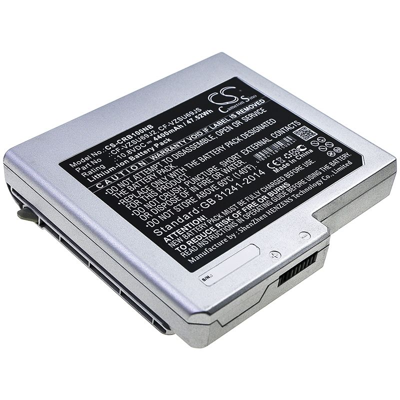 Li-ion Battery fits Panasonic, Toughbook Cf-b11, Toughbook Cf-b10 10.8V, 4400mAh Notebook & Laptop Cameron Sino Technology Limited